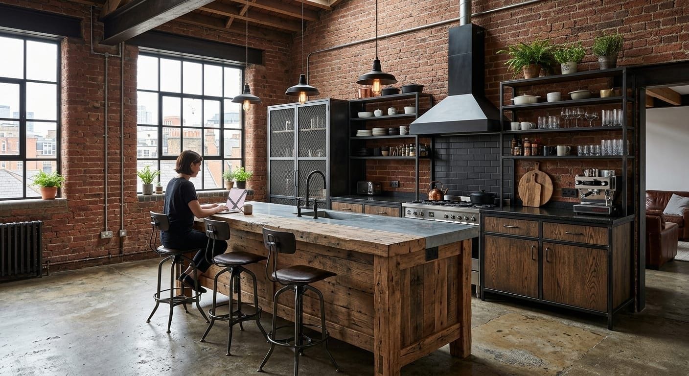 Industrial Loft Kitchen